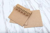 Chevron Kraft Paper CD Sleeve/Kraft Paper Envelopes / Kraft Wedding Envelope/Photographer Packaging/ Photographer CD Packaging