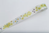 Daisy Washi Tape/Yellow Flowers Washi Tape/Masking tape/ japanese washi tape/Planner Supplies/OT017