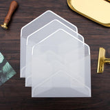 White clear envelopes/Sliver and gold Clear Envelopes / Glassine Envelopes/gift packing