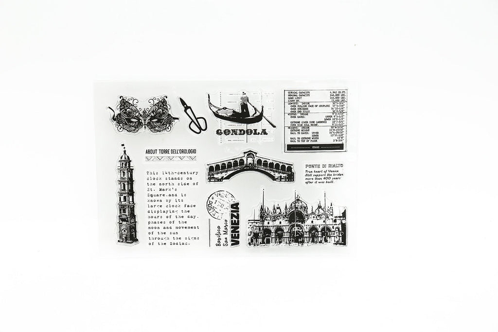 Venezia rubber Stamps/Scrapbooking stamp/Planner stamp/journal stamp