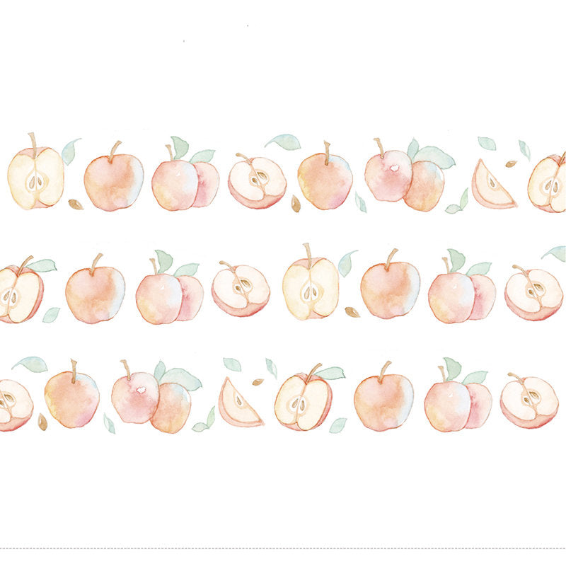 Apple Washi tape/Pink apple washi tape/fruit washi tape