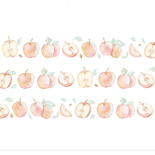 Apple Washi tape/Pink apple washi tape/fruit washi tape