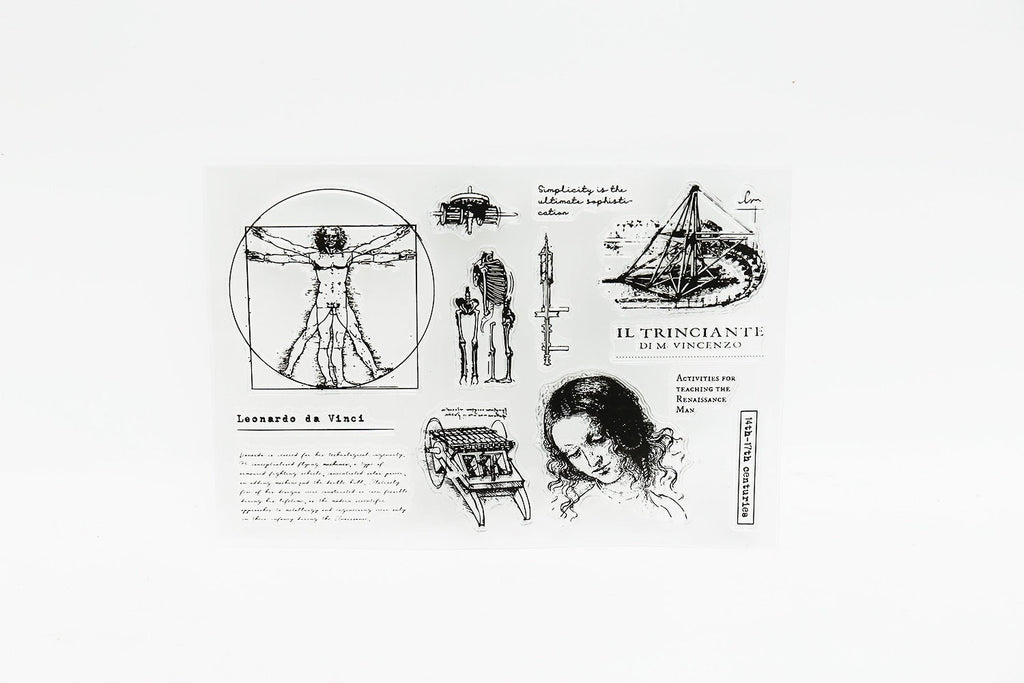 DaVinci  Clear Stamp/rectangle clear stamp /rough texture transparent stamp