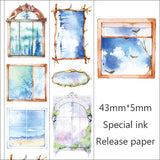 Dream Window washi tape /Masking Washi Tape  /album emblishment/realistic washi tape