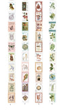 Set of 8 ancient postage stamp washi tape/Midcentry washi tape/japanese washi tape/Planner Supplies