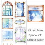 Dream Window washi tape /Masking Washi Tape  /album emblishment/realistic washi tape