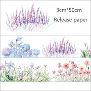 Petite flower Washi Tape/ Solar term washi tape /Small wildflower Washi Tape/fall Washi / Masking tape/ japanese washi tape/T130