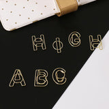 26 pc Letter Paper Clips/Personalised Paper Clip/Office Supplies,/Midori Clip Planner Accessories