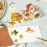 Spring and Autumn washi tape /season washi tape /Leaves tape Washi Tape/wide washi tape/ wrapping Washi Tape/ japanese washi tape/Planner