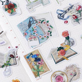 Jewelry stickers /Vintage Stickers/Noble afternoon tea Stickers/ Scrapbook Sticker/flake stickers for planner