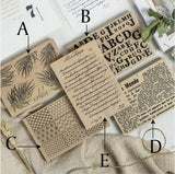 Wooden stamps /Vintage wooden stamp / Literature and art wooden stamp/ masking wooden stamp/rubber stamp