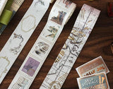 Gold foiled  washi tape /Mysterious cosmic constellation washi tape /Masking Tape /Scrapbooking Planner /