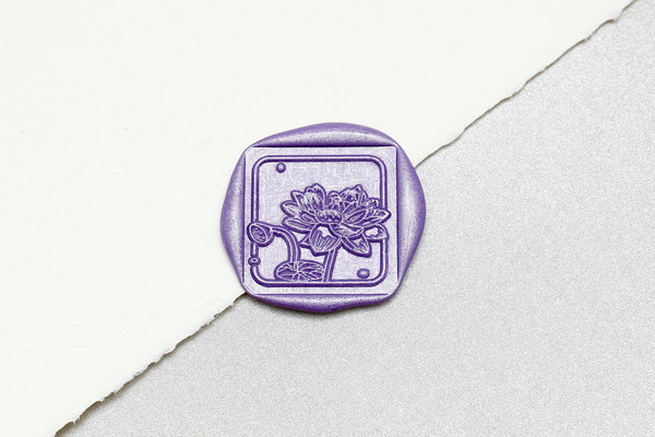 Lotus Wax Seal Stamp/ginkgo leaf  Wax Seal Stamp/autumn leaves Wedding wax seal stamp/wedding wax seal kit