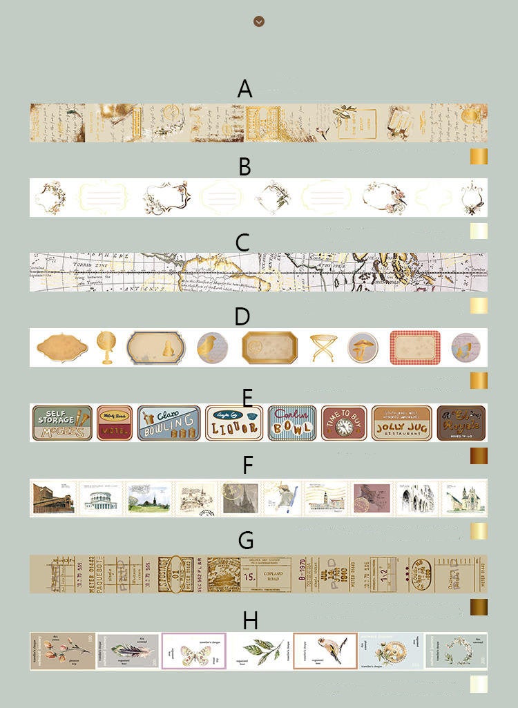 Gold foiled  washi tape /Mysterious cosmic constellation washi tape /Masking Tape /Scrapbooking Planner /