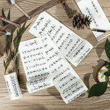 poem  Washi Tapes/ poetry  Washi Tape/planner Washi / Masking tape/ japanese washi tape/Planner Supplies