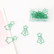 20pcs Christmas tree Paper Clips/ bookmarks Metal Paper Clip, Christmas paperclips, Office Supplies, journal Clip Planner Accessories