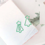 20pcs Christmas tree Paper Clips/ bookmarks Metal Paper Clip, Christmas paperclips, Office Supplies, journal Clip Planner Accessories