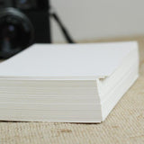 4X6 flat Blank white Paper Cards, 100pcs Thank you card pack, Blank Business Cards, Wedding place cards