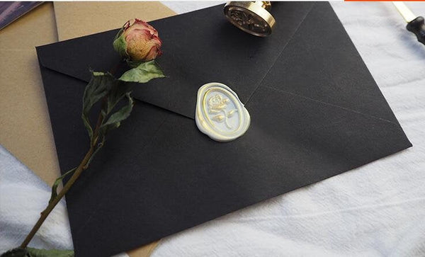 Black Envelopes /vintage envelopes /Wedding Envelopes/ /A2 Glassine Envelopes