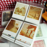 Clear Polaroid mini album  / Instax mini album/Polaroid Photo Album/96 mini photos