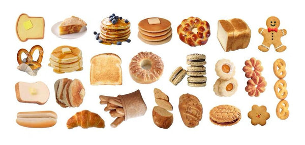24pcs Breakfast stickers / bread cookies Stickers/ Filofax Stickers/pancakestickers/Floral Scrapbook Sticker