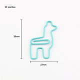 Llama paper clips / Cute alpaca Paper Clips/ journal supplies/Metal Paper Clip/Office Supplies/Office Supplies