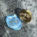 Cloud and moon Wax Seal Stamp/ Personalized moon Wax Seal Stamp/moon and star sealing /wedding  gift box set