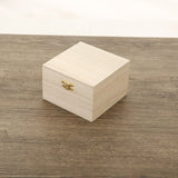 Blank Unfinished photo Wooden Box With Lid and Clasp, wedding memory box,wooden box