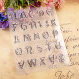 Butterfly Alphabet clear stamp/ letters Transparent Stamp /journaling clear stamp / Bullet Journal Stamp/ alphabet and number clear stamp