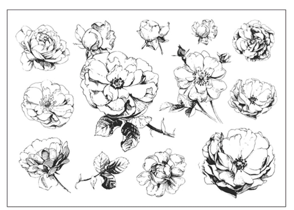 Rose clear  Stamp /wild rose clear stamp/Tractor Rubber Stamp/ Planner Bullet Journal/ Farm Vegetables Carrot Radish clear stamp