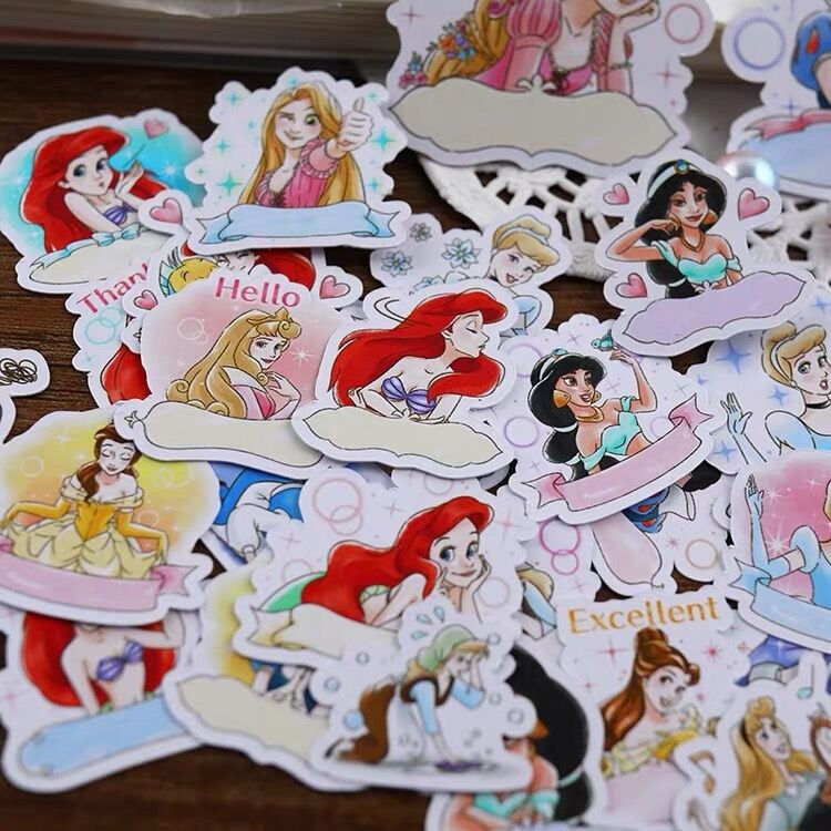 Princess stickers/girls stickers / Planner Stickers/ Filofax Stickers/Lap top stickers/Scrapbook Sticker/