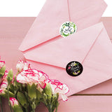 Thank you stickers Tape/floral thank you roll tape /business stickers/ gift wrapping stickers 500pcs