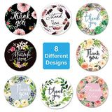 Thank you stickers Tape/floral thank you roll tape /business stickers/ gift wrapping stickers 500pcs