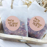 You have got great taste Sticker Business Stickers bakery stickers pink black foiled stickers