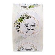 Wedding thank you stickers favor box stickers, botanical thank you sticker, hexagon thank you label, gift packaging stickers