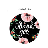 Thank you stickers Tape/floral thank you roll tape /business stickers/ gift wrapping stickers 500pcs