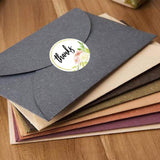 Thank you stickers /floral thank you roll tape /modern business stickers/ gift wrapping stickers 500pcs