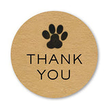 Thank you stickers paw/dog food stickers / pet business supplies/  packaging stickers labels supplies 500pcs