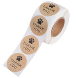Thank you stickers paw/dog food stickers / pet business supplies/  packaging stickers labels supplies 500pcs
