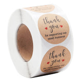 Thank you for supporting our small business round stickers, thank you stickers, business labels, 1 inch round labels 500pcs