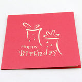 Birthday gift boxes in POP UP CARD wedding invitation card birthday invitation card