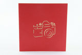 Vintage lomo camera in POP UP CARD