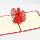 Angel wings  pop up card -greeting card