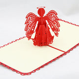 Angel wings  pop up card -greeting card