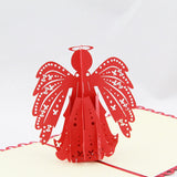 Angel wings  pop up card -greeting card