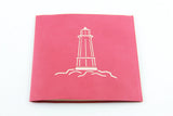 3D Lighthouse pop up card greeting card for friend wedding invitation card birthday invitation card