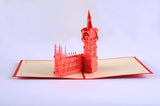 Big ben pop up card/ 3d card/ London card