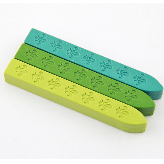 2 pcs Pastel Green Sealing Wax sticks for Wax Seal Stamp