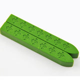 2 pcs Grass Green Sealing Wax sticks for Wax Seal Stamp