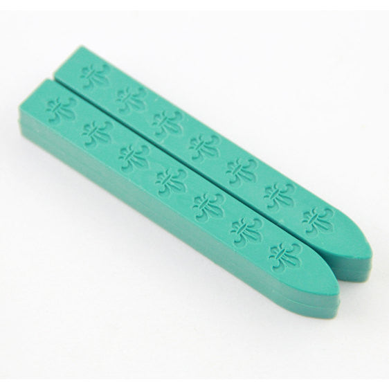 2 pcs Turquoise Sealing Wax sticks for Wax Seal Stamp